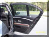 Right rear door view, both blinds down