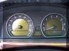 View of the instrument cluster while off
