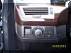 View of steering wheel left side controls