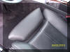 Front seats have extensions for leg support