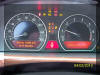 View of the instrument cluster while on
