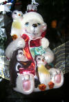 Bear and penguin ornament