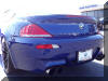 Outside, view of rear and exhaust